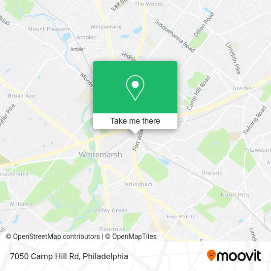 7050 Camp Hill Rd map