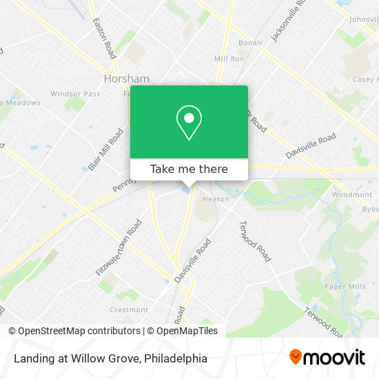 Mapa de Landing at Willow Grove