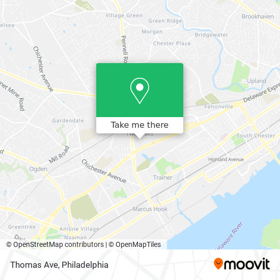 Thomas Ave map