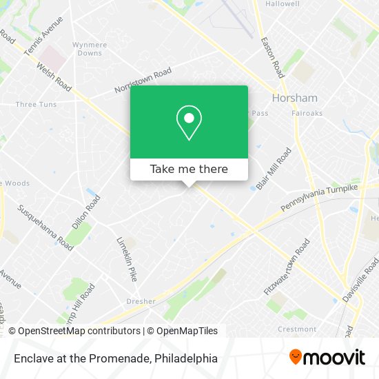 Enclave at the Promenade map