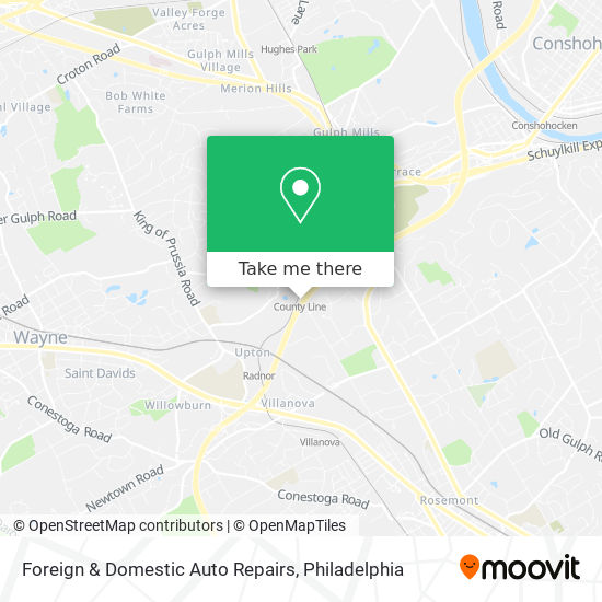 Foreign & Domestic Auto Repairs map