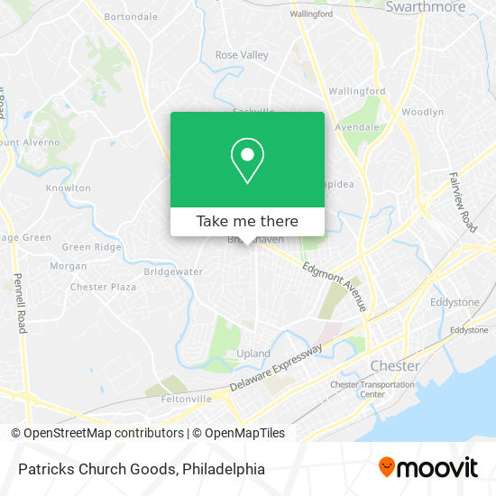 Mapa de Patricks Church Goods