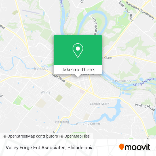 Valley Forge Ent Associates map