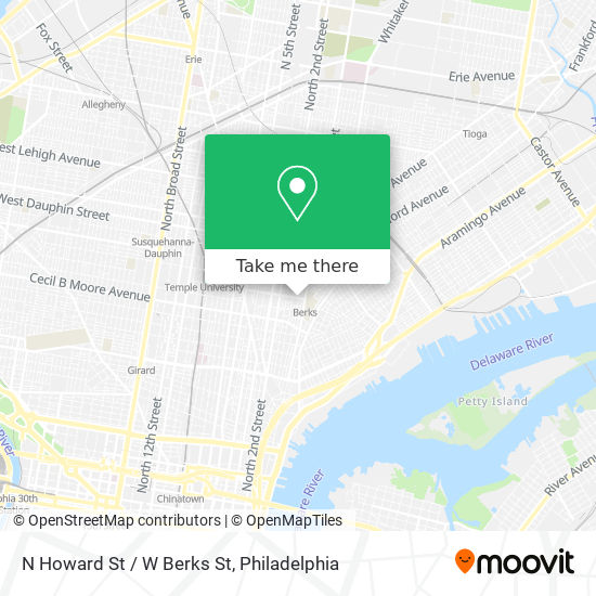 Mapa de N Howard St / W Berks St