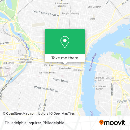 Philadelphia Inquirer map