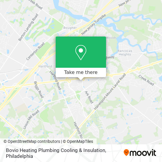 Bovio Heating Plumbing Cooling & Insulation map