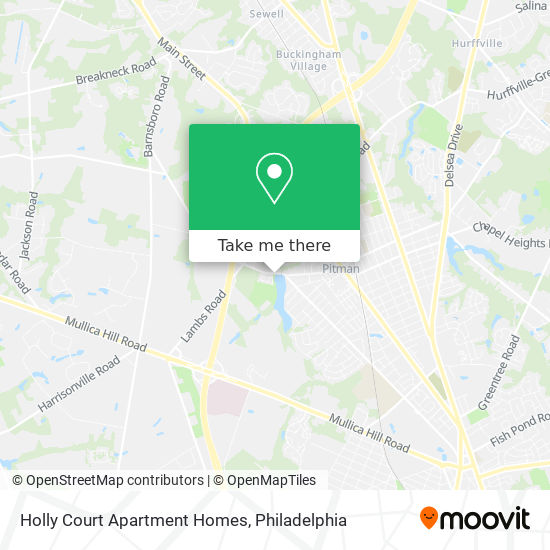 Holly Court Apartment Homes map