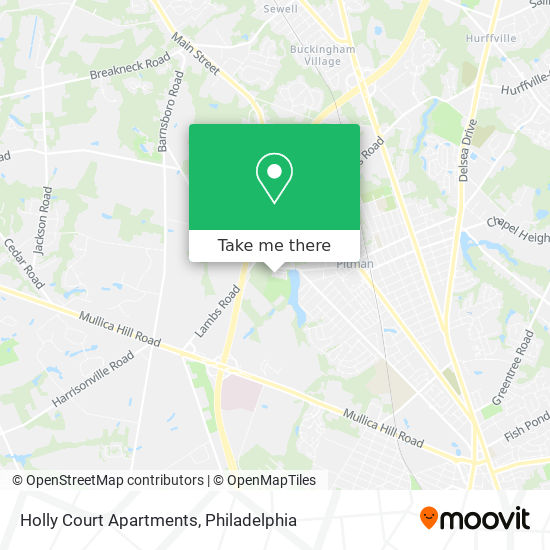 Holly Court Apartments map