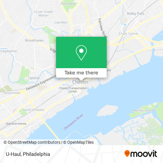 U-Haul map