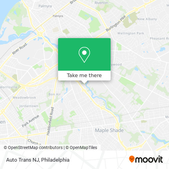Auto Trans NJ map