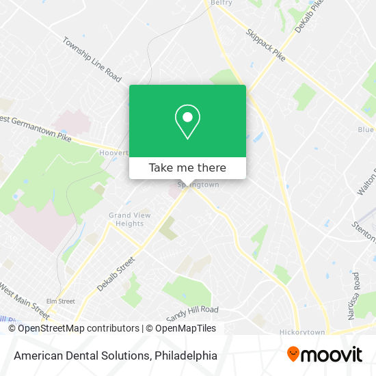 American Dental Solutions map