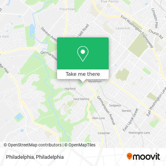 Mapa de Philadelphia