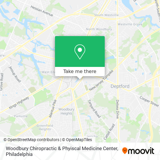 Woodbury Chiropractic & Phyiscal Medicine Center map