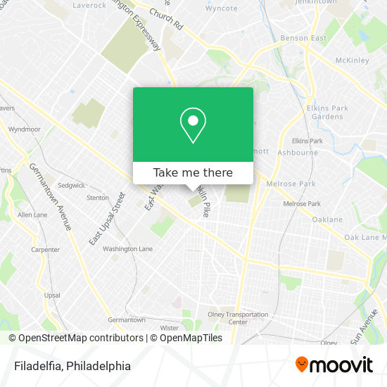 Filadelfia map