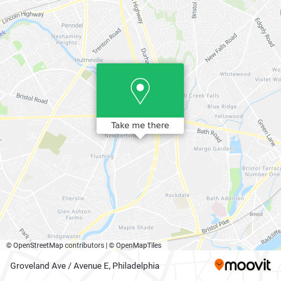 Mapa de Groveland Ave / Avenue E
