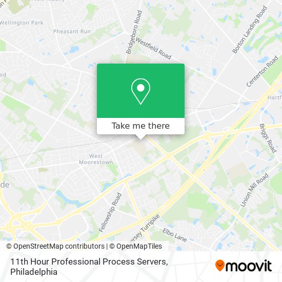 Mapa de 11th Hour Professional Process Servers