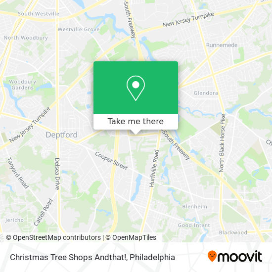 Mapa de Christmas Tree Shops Andthat!