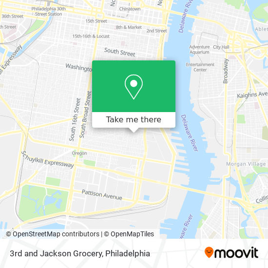 3rd and Jackson Grocery map