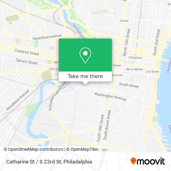 Mapa de Catharine St / S 23rd St