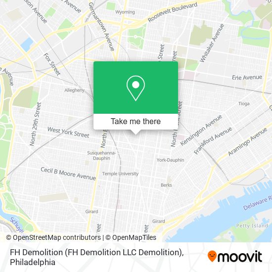 FH Demolition (FH Demolition LLC Demolition) map