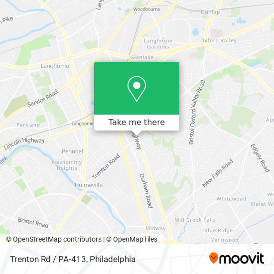 Mapa de Trenton Rd / PA-413