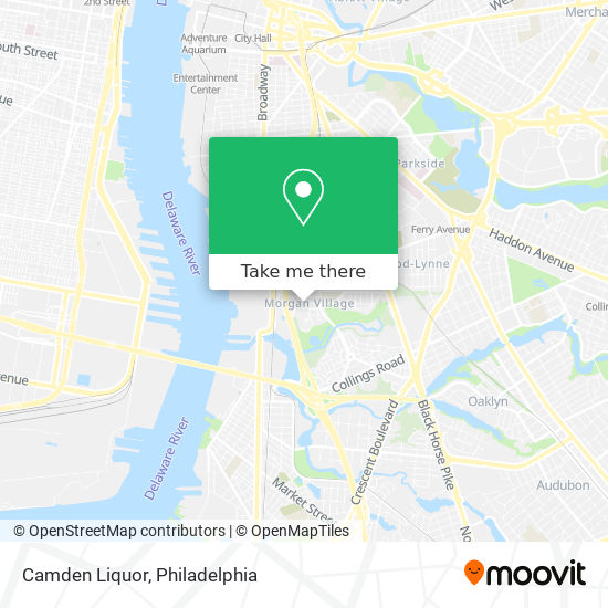 Camden Liquor map