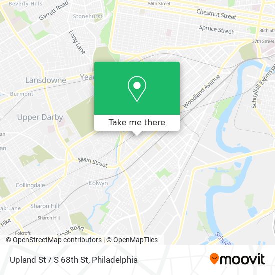Mapa de Upland St / S 68th St