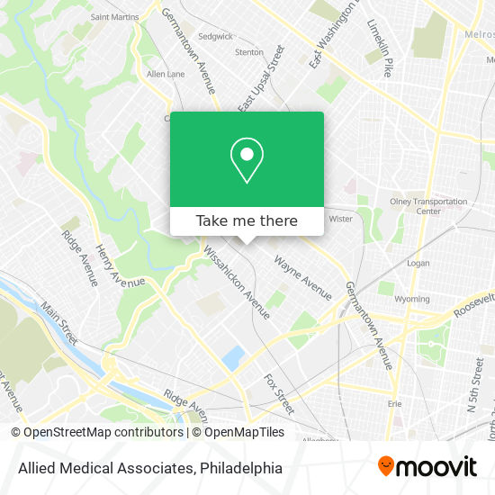 Allied Medical Associates map