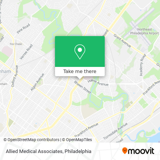 Allied Medical Associates map