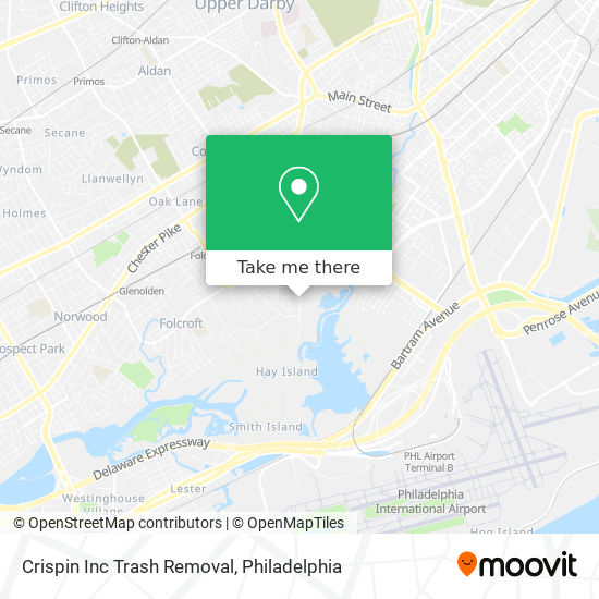 Crispin Inc Trash Removal map