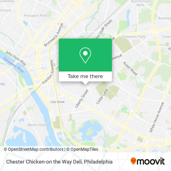 Mapa de Chester Chicken-on the Way Deli