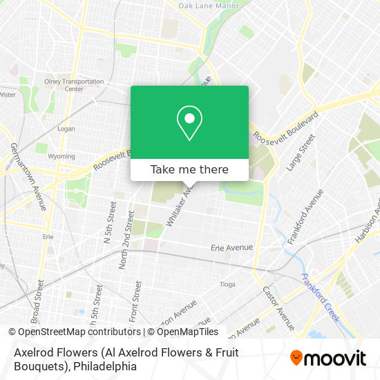 Axelrod Flowers (Al Axelrod Flowers & Fruit Bouquets) map