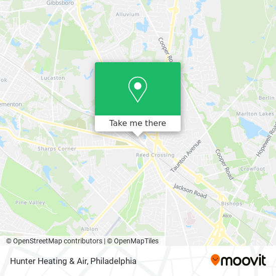 Hunter Heating & Air map