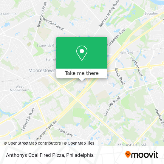 Mapa de Anthonys Coal Fired Pizza