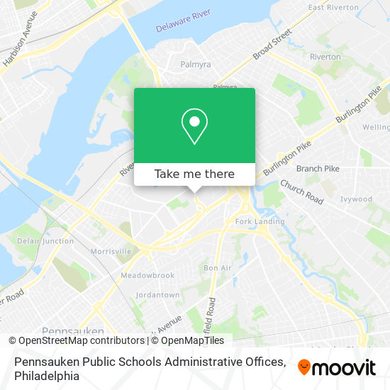 Pennsauken Public Schools Administrative Offices map