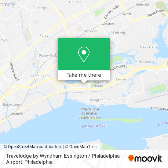 Travelodge by Wyndham Essington / Philadelphia Airport map