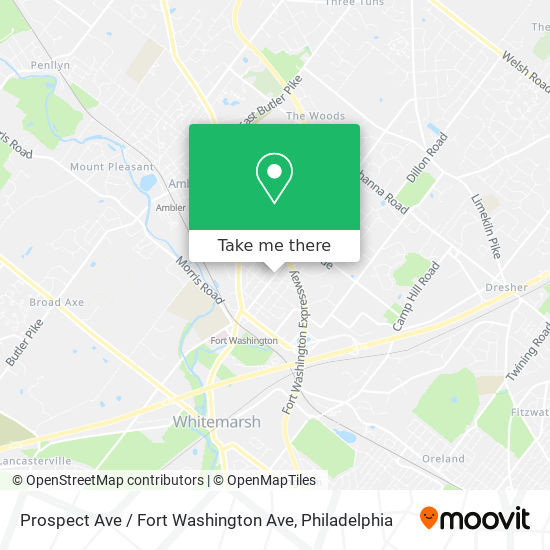 Mapa de Prospect Ave / Fort Washington Ave