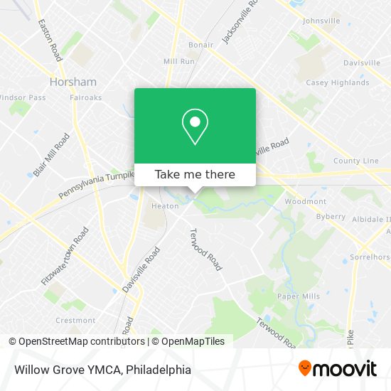 Mapa de Willow Grove YMCA