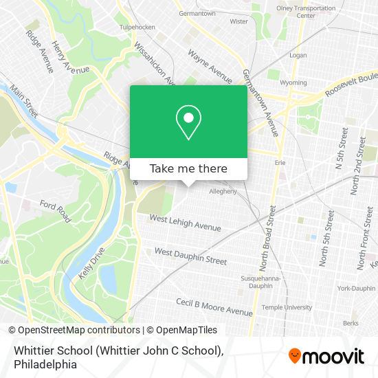 Whittier School (Whittier John C School) map