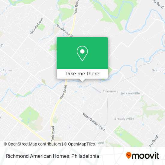 Mapa de Richmond American Homes