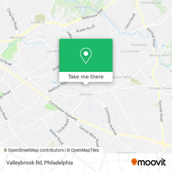 Mapa de Valleybrook Rd