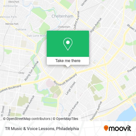 TR Music & Voice Lessons map