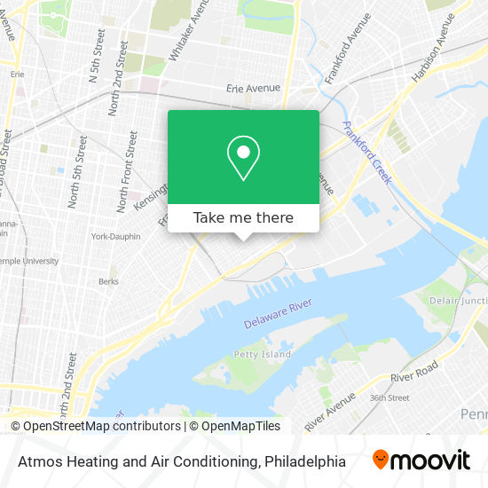 Mapa de Atmos Heating and Air Conditioning