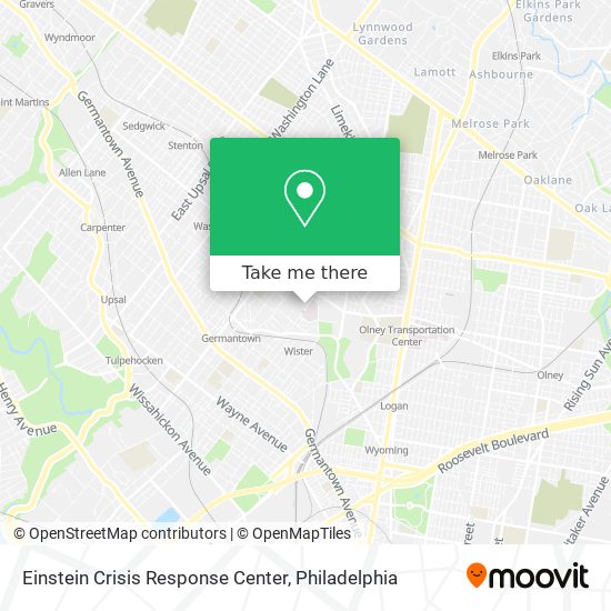 Mapa de Einstein Crisis Response Center