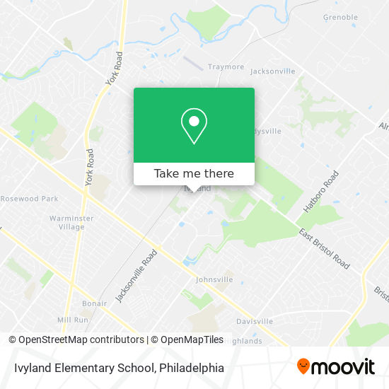Ivyland Elementary School map