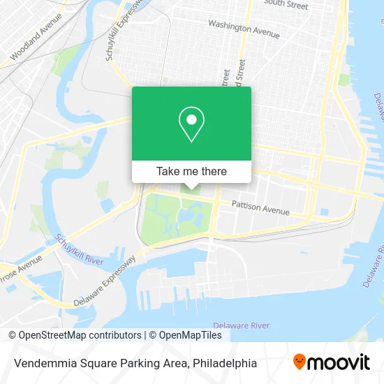 Vendemmia Square Parking Area map