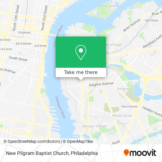 New Pilgram Baptist Church map