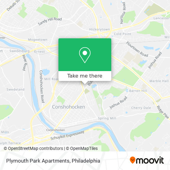 Mapa de Plymouth Park Apartments