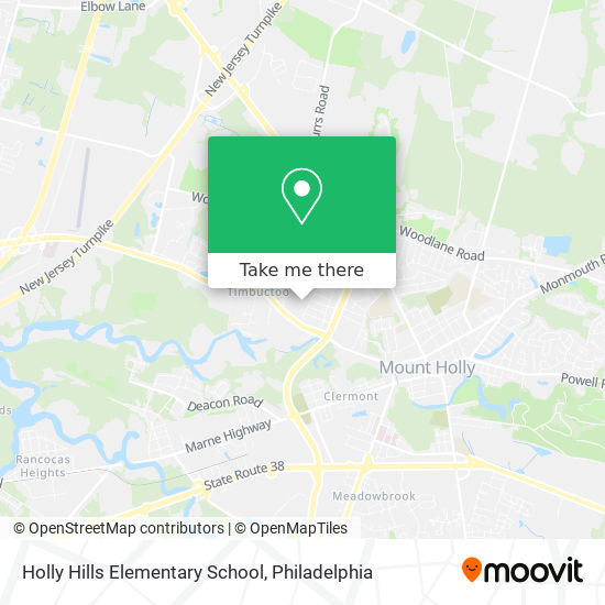 Holly Hills Elementary School map