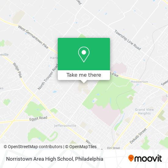 Norristown Area High School map